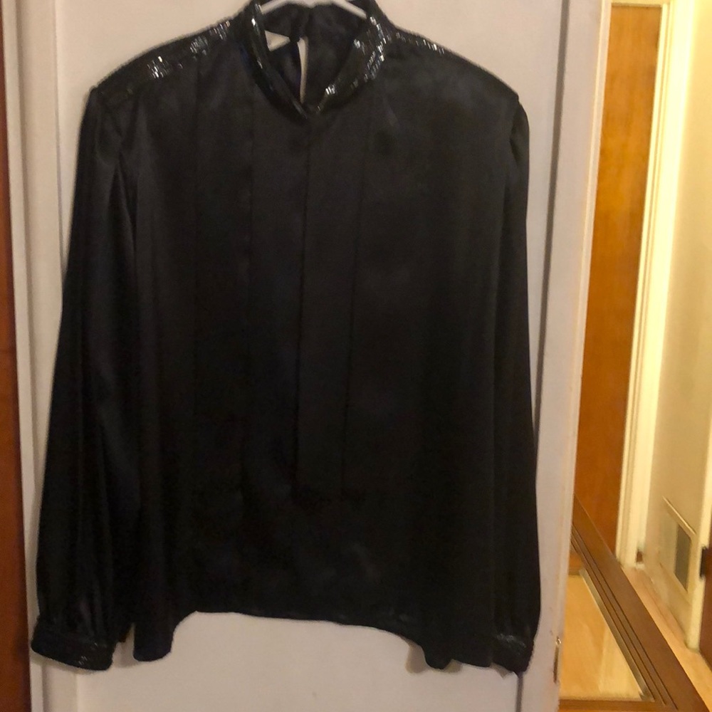 Women preowned Black Dress Blouse Size 22W